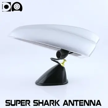 Универсална антена във формата на супер акула акула, специални автомобилни радио антени, брони в цвета на пиано, по-силен сигнал за Skoda Rapid Fabia I