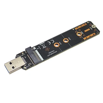 Универсални аксесоари USB3.1 за NVME двухпротоколный cardreader офис поколение SATA със скорост 10 Gbit/с USB-адаптер M2 SSD за домашен компютър