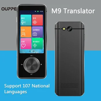 Устройство за превод на езици OUPPE Instruments M9 Преносим гласов преводач 108 езици Wi-Fi/ Точка за достъп/Офлайн двустранен незабавен