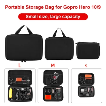 Чанта за екшън камери, пътна камера, твърд калъф за съхранение на аксесоари за екшън камерата GoPro Hero 9