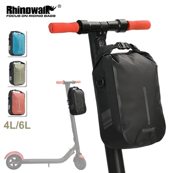 Чанта за електрически скутер Rhinowalk 4L-6L, Чанта за электромобиля, Водоустойчива Чанта За електрически Скутер, предната Дръжка за главата на Мотора, Аксесоари за чанти