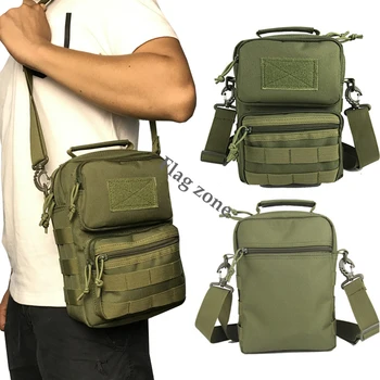 Чанта тактическа Мъжки военни чанти през рамо Molle Армейските спортни лов на открито, на Къмпинг, туризъм, Раница-прашка