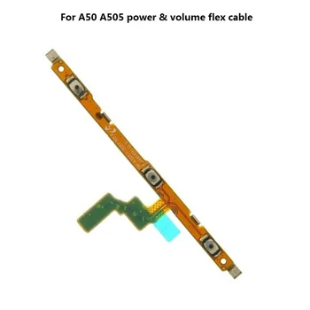 Част от гъвкав кабел OEM бутоните за хранене и регулиране на силата на звука за Samsung Galaxy A10 A105/A20 A205/A50 A505