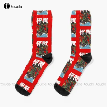 Японски Чорапи на Ivelina, младежки чорапи, Коледни подаръци по поръчка, Унисекс, Чорапи за възрастни, юноши, жени, мъже, Забавен чорап с дигитален печат 360 °