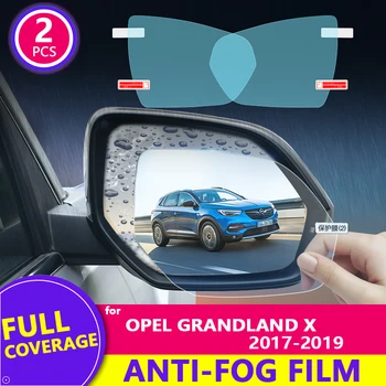 за Opel Grandland X 2017 2018 2019 Пълно Покритие на Огледалото за Обратно виждане Непромокаемая Филм Противотуманная Auto Mirror Стикер Автомобилни Аксесоари