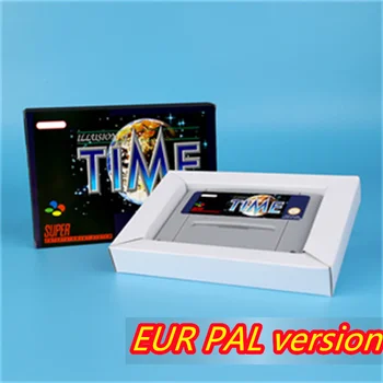 за илюзии време (пестене на батерията) 16-битова игрална карта за игралната конзола SNES версията EUR PAL