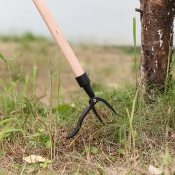 инструменти Новото градинарство градина без флексия стои ръчно лопата за плевене билки щипач градински машина за изгребване на корените стартер