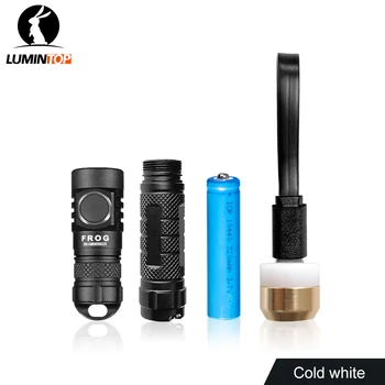 мини фенерче Lumintop FROG джобен размер с батерия 10180 мощен ЕРП-фенерче с капацитет 750 лумена