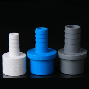 съединител за маркуч PVC гого, прав адаптер за пагоди от PVC, директен пластмасов конектор за меки и твърди бързо свързване на кислороден конектор