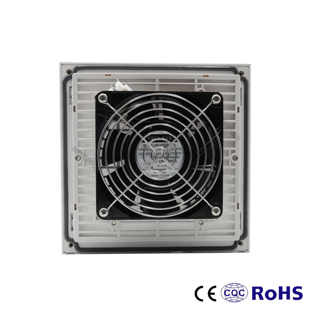 Охлаждащ вентилатор 12038 високоскоростен кондензатор на променлив ток 230-за вентилация 204*204 мм с метален капак FK9804.230