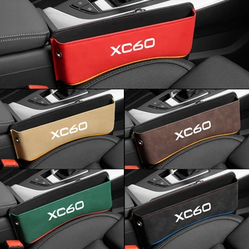 Автомобилна Многофункционална Седалка се Отвори Кутия За Съхранение на Volvo XC60 2018, Органайзер За Автомобилни Седалки, Странична Чанта За Седалка, Запазено Отвор За Кабел Зарядно