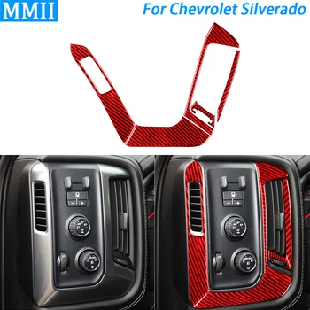 За Chevrolet Silverado 1500 GMC Sierra 1500 2014-2018 Углепластиковый Излизане на Въздух от лявата Страна на Водача, Обемна Стикер За Интериора